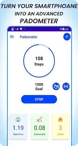 Play Step Counter – Pedometer 2023 as an online game Step Counter – Pedometer 2023 with UptoPlay