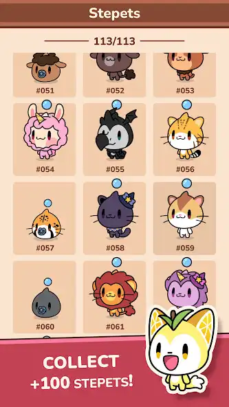 Play Stepets: Walking Pet Simulator as an online game Stepets: Walking Pet Simulator with UptoPlay