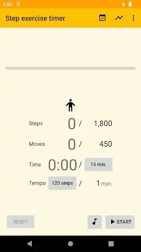 Play Step exercise timer  and enjoy Step exercise timer with UptoPlay