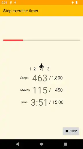 Play Step exercise timer as an online game Step exercise timer with UptoPlay