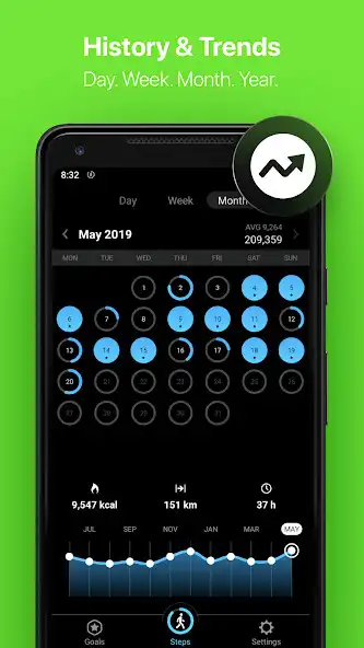 Play StepsApp – Step Counter as an online game StepsApp – Step Counter with UptoPlay