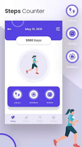 Play steps counter:track your steps  and enjoy steps counter:track your steps with UptoPlay