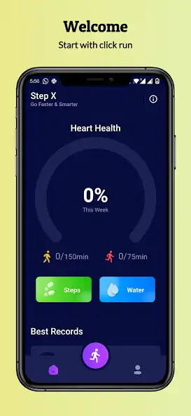 Play Step X - Step Count Tracker as an online game Step X - Step Count Tracker with UptoPlay