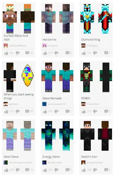Play Steve Skins For Minercraft as an online game Steve Skins For Minercraft with UptoPlay