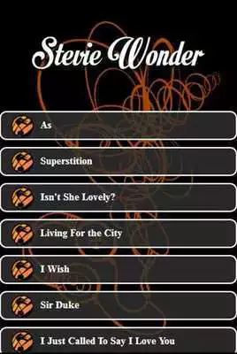 Play Stevie Wonder TOP Lyrics