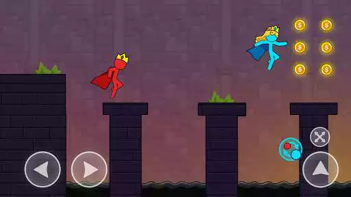 Play Stick Adventure: Red And Blue  and enjoy Stick Adventure: Red And Blue with UptoPlay
