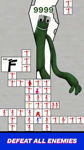 Play Stick Battle: Mighty Tower War as an online game Stick Battle: Mighty Tower War with UptoPlay