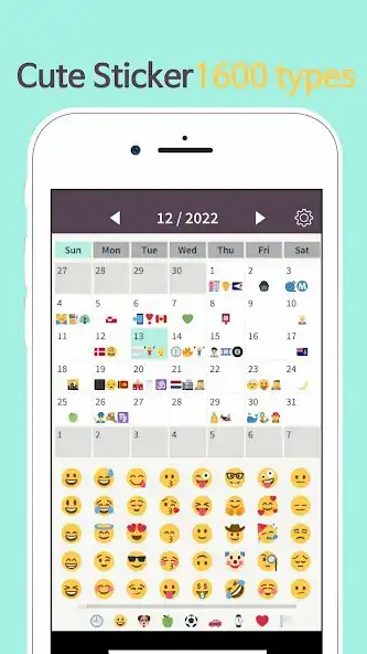 Play Sticker Calendar: EmojiPlanner and enjoy Sticker Calendar: EmojiPlanner with UptoPlay Play Sticker Calendar: EmojiPlanner and enjoy Sticker Calendar: EmojiPlanner with UptoPlay