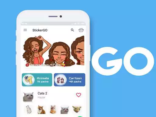 Play StickerGO - Sticker Store WAStickerApps  and enjoy StickerGO - Sticker Store WAStickerApps with UptoPlay
