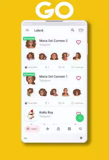 Play StickerGO - Sticker Store WAStickerApps as an online game StickerGO - Sticker Store WAStickerApps with UptoPlay