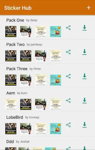 Play Sticker Hub - Whats Sticker Maker as an online game Sticker Hub - Whats Sticker Maker with UptoPlay