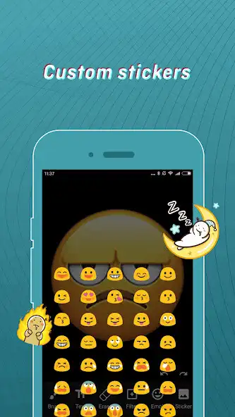 Play Sticker maker - DIY stickers For WhatsApp as an online game Sticker maker - DIY stickers For WhatsApp with UptoPlay