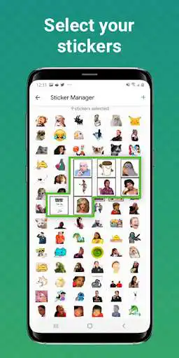 Play Sticker Manager as an online game Sticker Manager with UptoPlay
