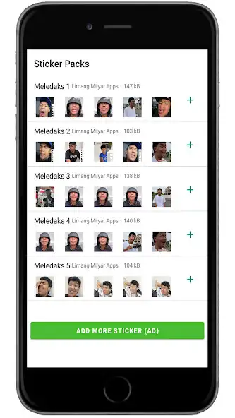 Play Sticker Meledaks WAStickerApps as an online game Sticker Meledaks WAStickerApps with UptoPlay