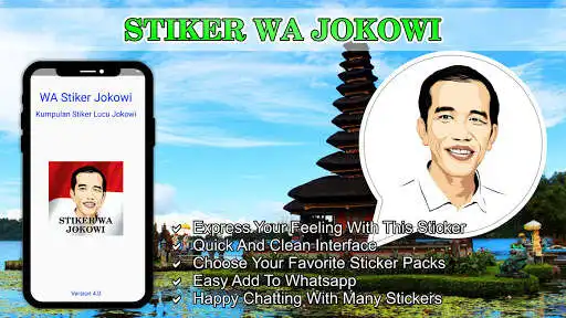 Play Sticker Pak Jokowi  and enjoy Sticker Pak Jokowi with UptoPlay