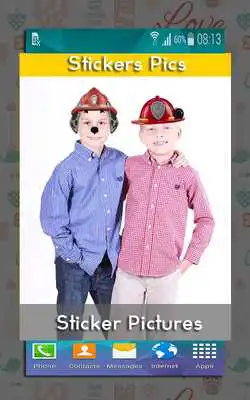 Play Sticker Pics for Paw-Patrol