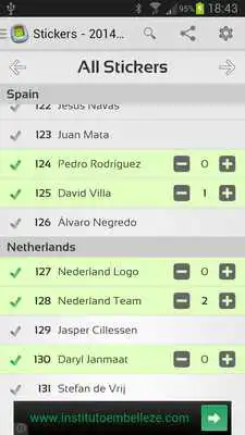 Play Stickers - 2014 World Soccer