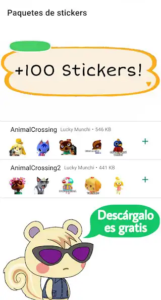 Play Stickers Animal Crossing For Whatsapp  and enjoy Stickers Animal Crossing For Whatsapp with UptoPlay