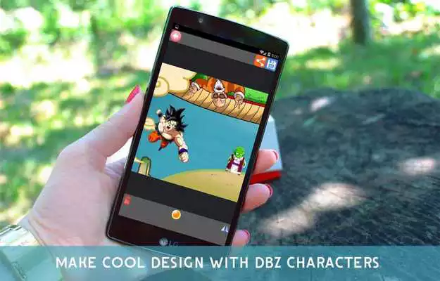 Play Stickers Anime Editor for DBZ