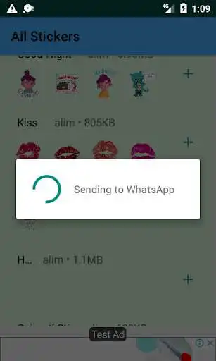 Play Stickers App as an online game Stickers App with UptoPlay