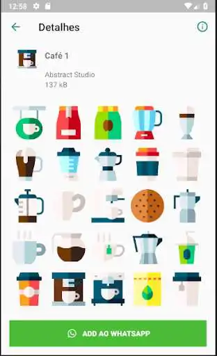 Play Stickers Coffe Lovers WAStickerApps as an online game Stickers Coffe Lovers WAStickerApps with UptoPlay