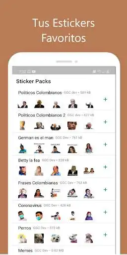Play Stickers Colombianos WAstickerApps  and enjoy Stickers Colombianos WAstickerApps with UptoPlay