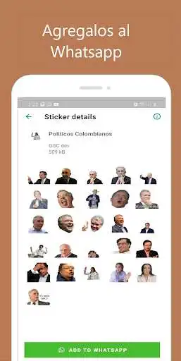 Play Stickers Colombianos WAstickerApps as an online game Stickers Colombianos WAstickerApps with UptoPlay