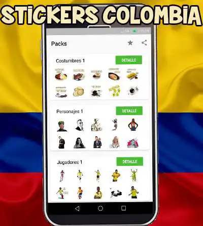 Play Stickers Colombia  and enjoy Stickers Colombia with UptoPlay