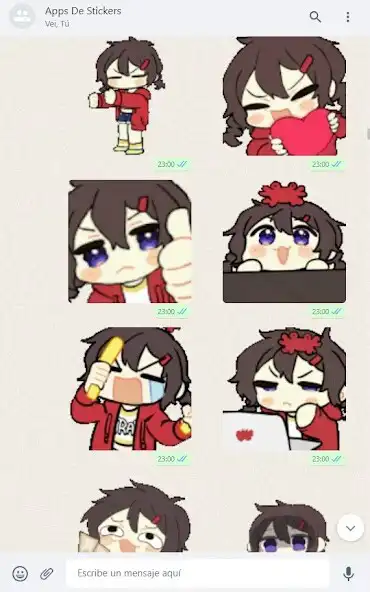 Play Stickers con Movimiento Cute as an online game Stickers con Movimiento Cute with UptoPlay