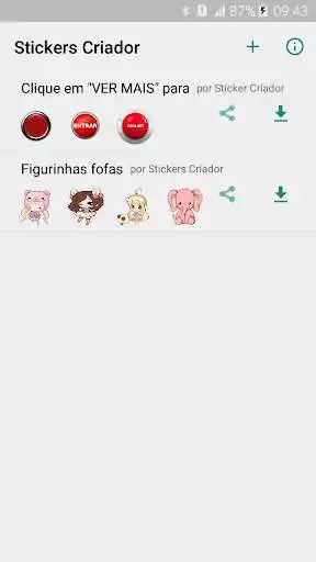 Play APK Stickers Criador  and enjoy Stickers Criador with UptoPlay com.stickerspackstudio