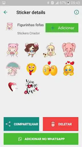 Play APK Stickers Criador  and enjoy Stickers Criador with UptoPlay com.stickerspackstudio