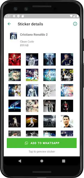 Play Stickers Cristiano Ronaldo as an online game Stickers Cristiano Ronaldo with UptoPlay