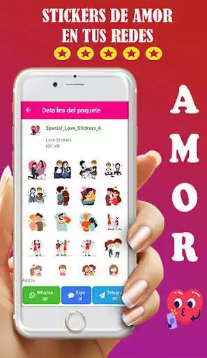 Play Stickers de amor para whatsapp  and enjoy Stickers de amor para whatsapp with UptoPlay