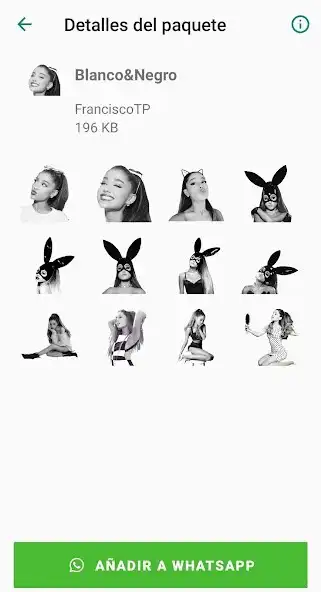 Play Stickers de Ariana Grande as an online game Stickers de Ariana Grande with UptoPlay