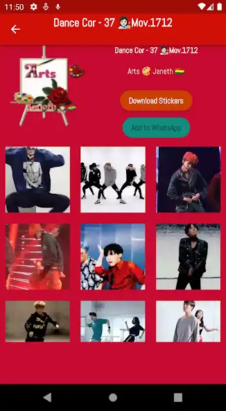 Play Stickers de Bailes as an online game Stickers de Bailes with UptoPlay