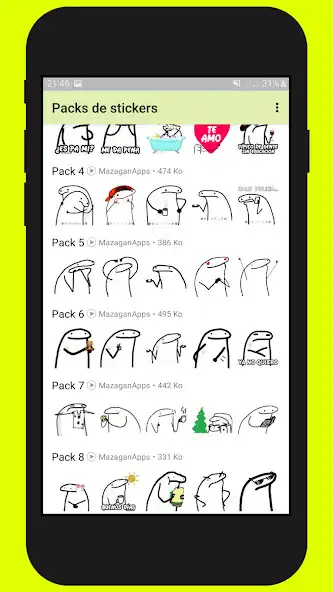 Play Stickers de Flork Animados as an online game Stickers de Flork Animados with UptoPlay