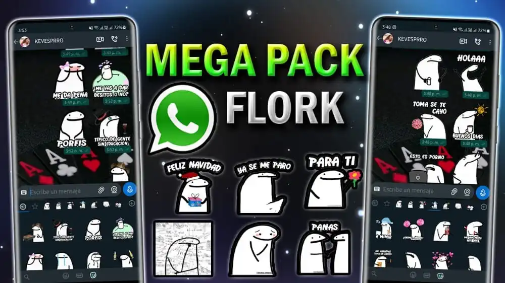 Play Stickers de Flork para Whatsap as an online game Stickers de Flork para Whatsap with UptoPlay