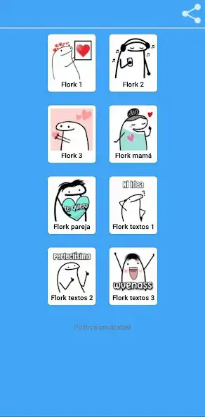 Play Stickers de flork  and enjoy Stickers de flork with UptoPlay