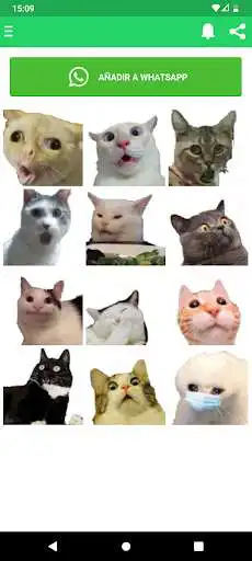Play Stickers de gatos graciosos as an online game Stickers de gatos graciosos with UptoPlay