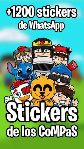 Play Stickers de Mikecrack y Compas  and enjoy Stickers de Mikecrack y Compas with UptoPlay