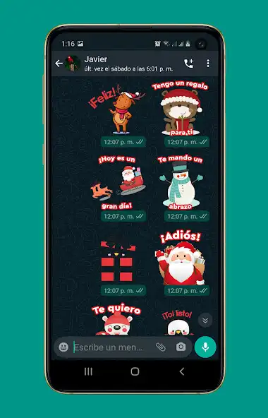 Play stickers de navidad as an online game stickers de navidad with UptoPlay