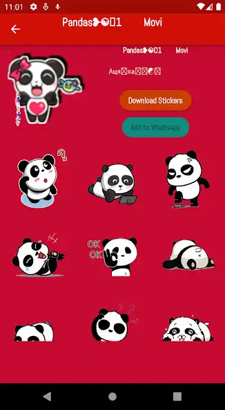 Play Stickers de Pandas as an online game Stickers de Pandas with UptoPlay