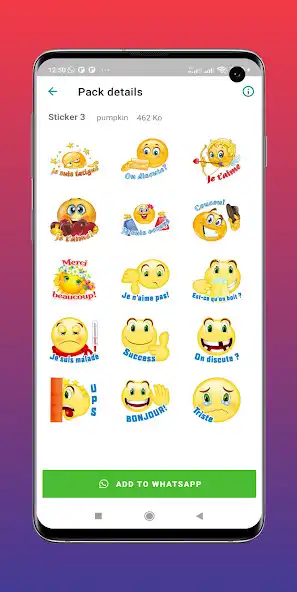 Play Stickers Emoji For Chatting as an online game Stickers Emoji For Chatting with UptoPlay