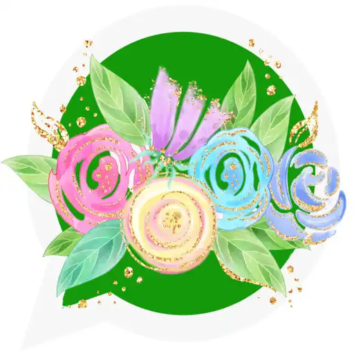 Play stickers Flores whatsap APK