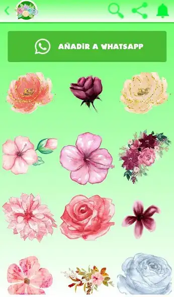 Play stickers Flores whatsap as an online game stickers Flores whatsap with UptoPlay