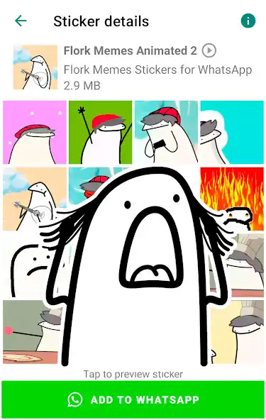 Play Stickers Flork : WASticker as an online game Stickers Flork : WASticker with UptoPlay