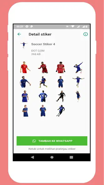 Play Stickers FootBall WAStickers  and enjoy Stickers FootBall WAStickers with UptoPlay