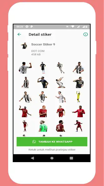 Play Stickers FootBall WAStickers as an online game Stickers FootBall WAStickers with UptoPlay
