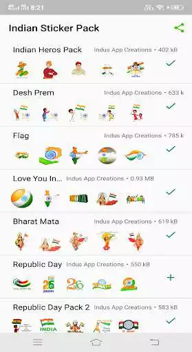 Play Stickers for Indian Deshbhakt (Patriotic Stickers) as an online game Stickers for Indian Deshbhakt (Patriotic Stickers) with UptoPlay