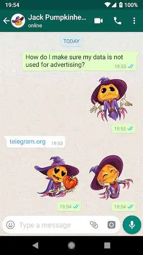 Play Stickers for WA - Halloween as an online game Stickers for WA - Halloween with UptoPlay
